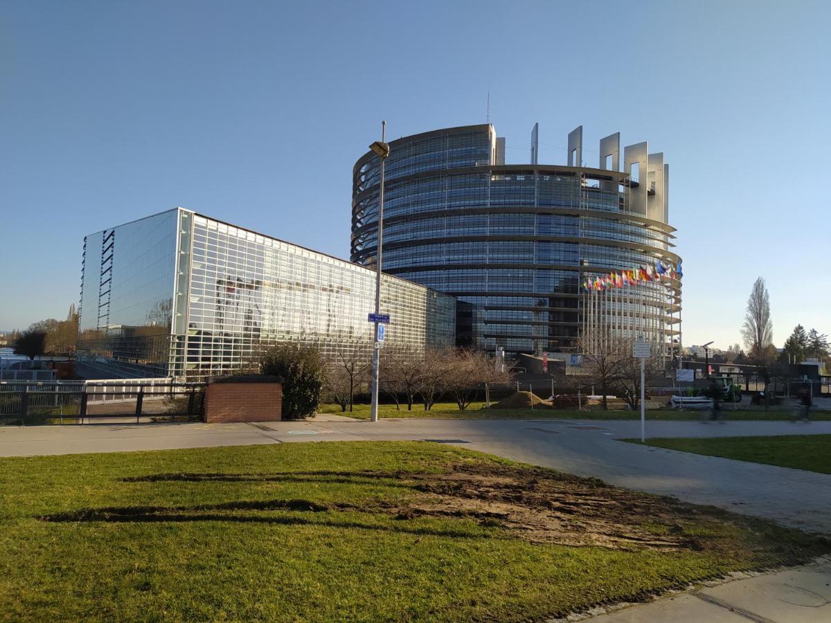 Magnifique F3, 75M² Avec Parking Prive Et Terrasse Apartment Strasbourg Bagian luar foto